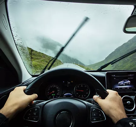 Car Dashboard View